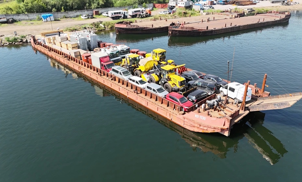 Паромные переправы по реке Енисей