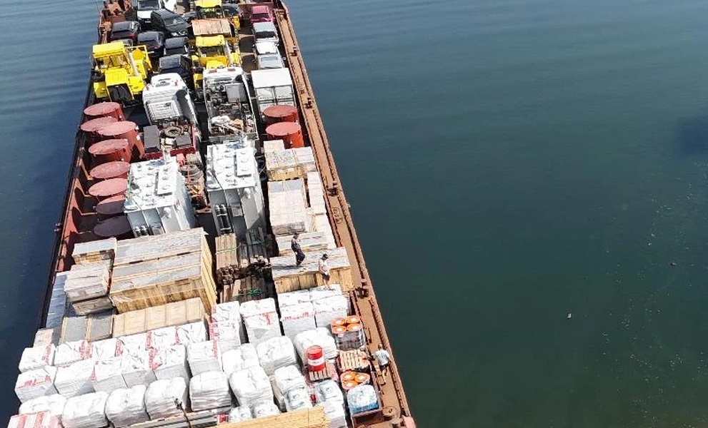 Перевозка тарно-штучных грузов по реке Енисей