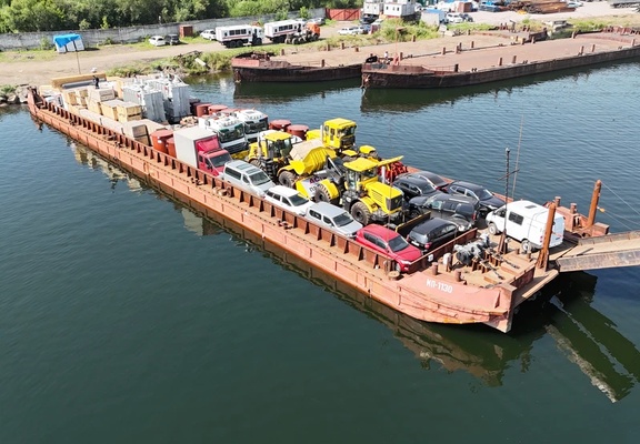 Паромные переправы по реке Енисей