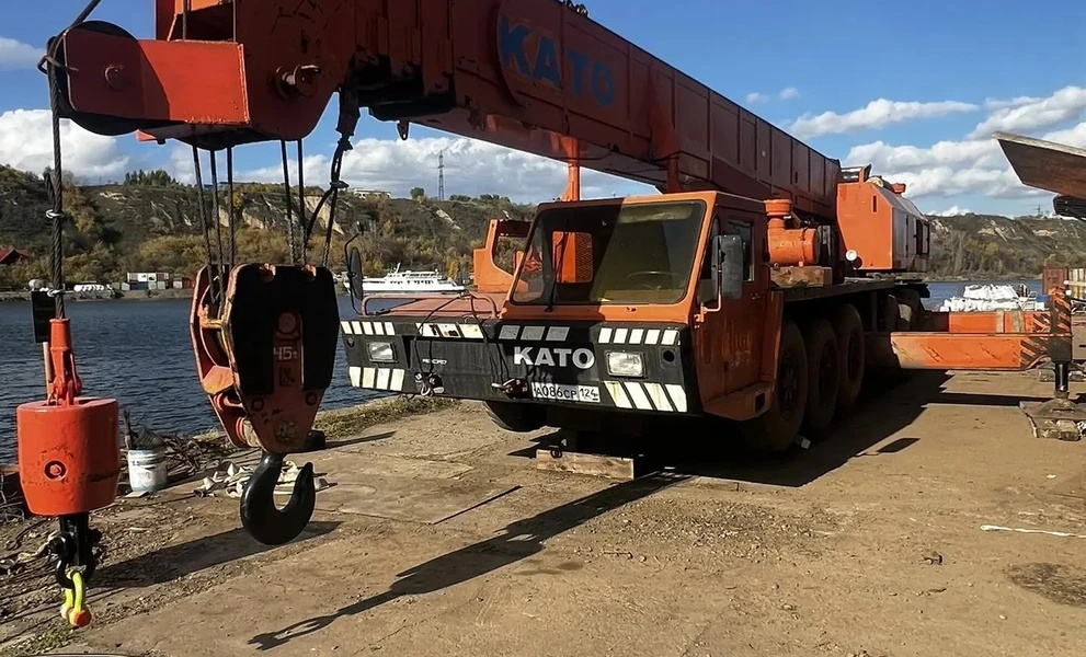 Автокран KATO NK 750YS L в аренду — 75 тонн, стрела до 44 м